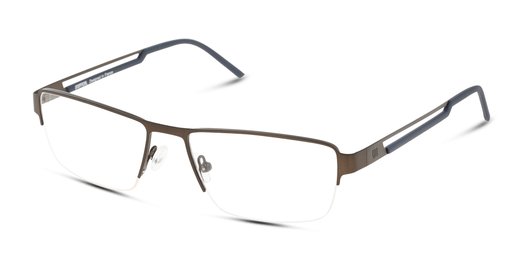Unofficial UNOM0097 GC00 férfi téglalap alakú és szürke színű szemüveg