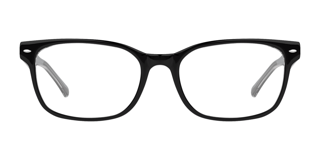 Unofficial UNOM0012 férfi téglalap alakú és fekete színű szemüveg