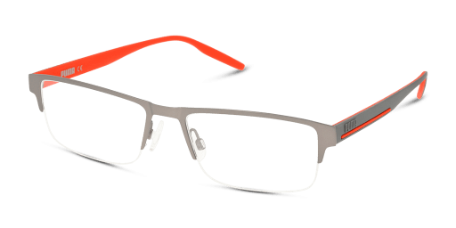 Puma PU0293O 2 férfi téglalap alakú és ezüst színű szemüveg