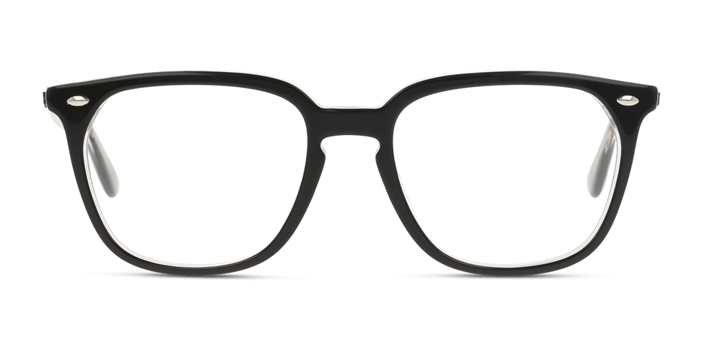 Ray-Ban 0RX4362V férfi négyzet alakú és fekete színű szemüveg