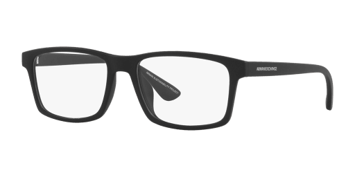 Armani Exchange AX3083U 8078 férfi téglalap alakú és fekete színű szemüveg