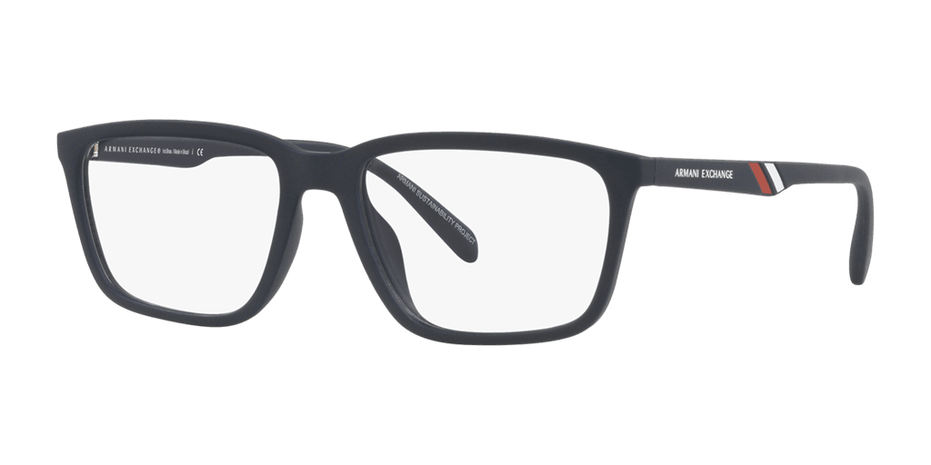 Armani Exchange AX3089U 8181 férfi négyzet alakú és kék színű szemüveg