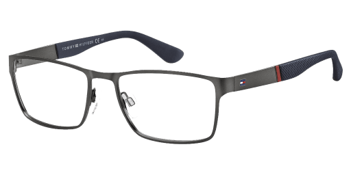 Tommy Hilfiger TH 1543 R80 férfi téglalap alakú és szürke színű szemüveg
