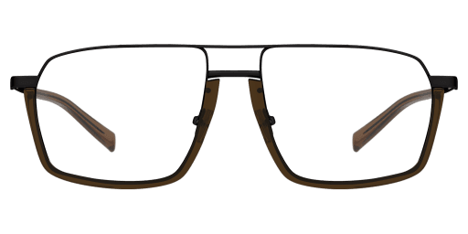 Unofficial 0UO1132 férfi téglalap alakú és fekete színű szemüveg