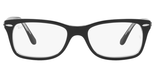Ray-Ban 0RX5428 férfi négyzet alakú és fekete színű szemüveg