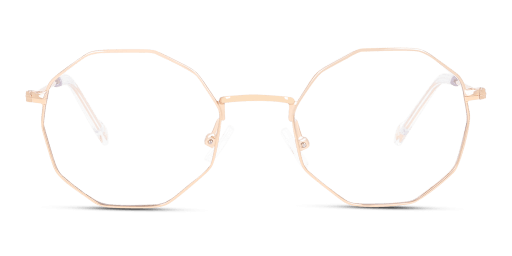Unofficial UNOT0070 PP00 gyermek hatszögletű alakú és rózsaszín színű szemüveg