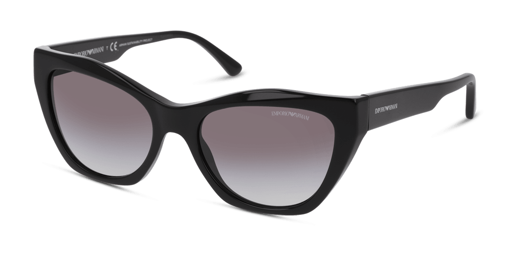 Emporio Armani 0EA4176 női macskaszem alakú és fekete színű napszemüveg