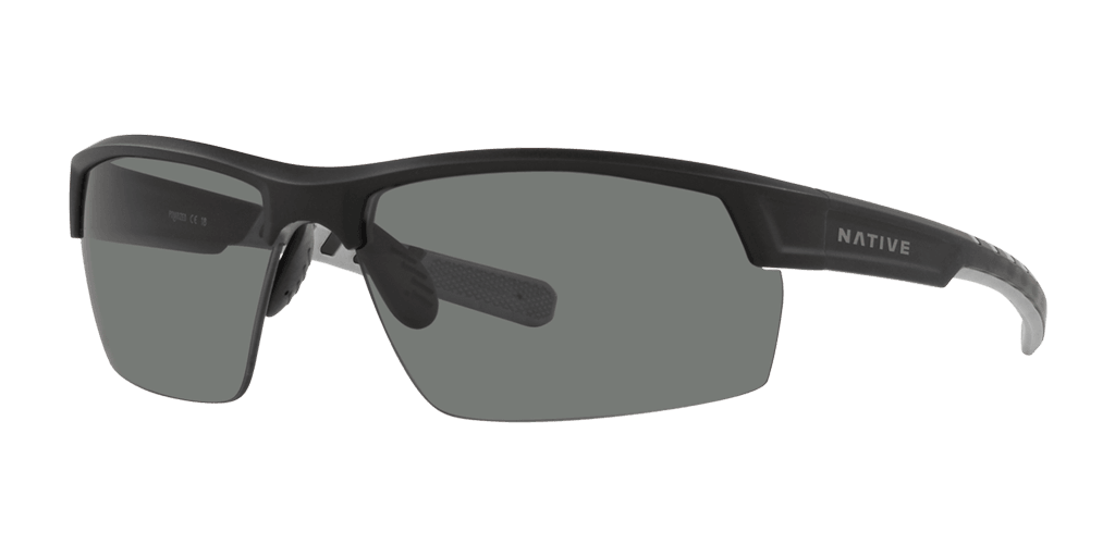 Native 0XD9006 férfi téglalap alakú és fekete színű napszemüveg