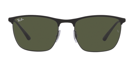 Ray-Ban 0RB3686 férfi négyzet alakú és fekete színű napszemüveg