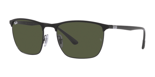 Ray-Ban 0RB3686 férfi négyzet alakú és fekete színű napszemüveg