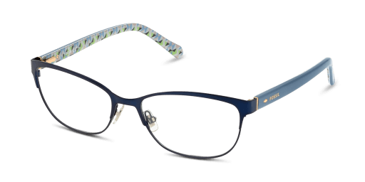 Fossil 6041 női kerek alakú és kék színű szemüveg
