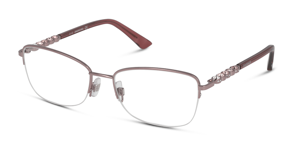 Swarovski SK 5140 női téglalap alakú és rózsaszín színű szemüveg