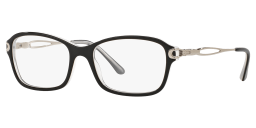 Sferoflex 0SF1557B női téglalap alakú és fekete színű szemüveg
