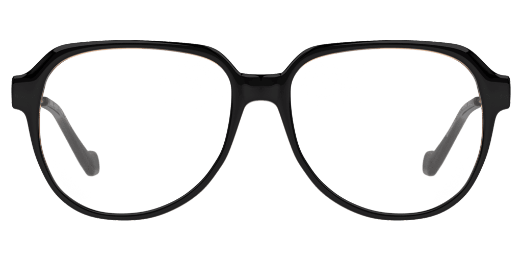 Unofficial UNOF0405 női pilóta alakú és fekete színű szemüveg