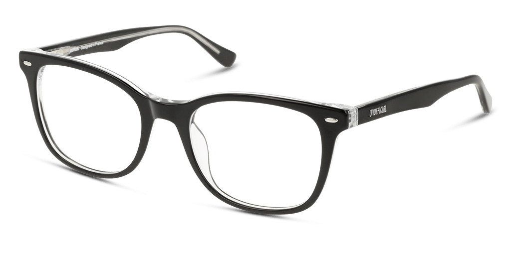 Unofficial UNOF0018 női négyzet alakú és fekete színű szemüveg