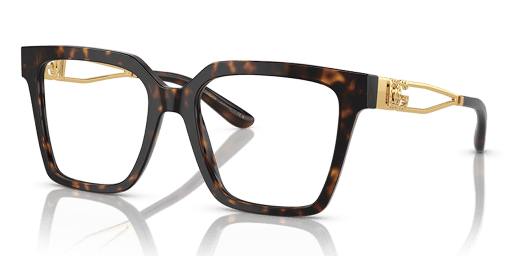 Dolce and Gabbana 0DG3376B női négyzet alakú és havana színű szemüveg