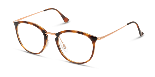 Ray-Ban 0RX7140 férfi pantó alakú és havana színű szemüveg