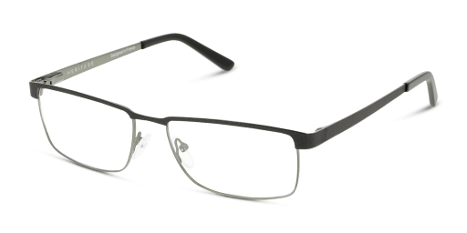 Heritage HEOM0003 GG00 férfi téglalap alakú és fekete színű szemüveg