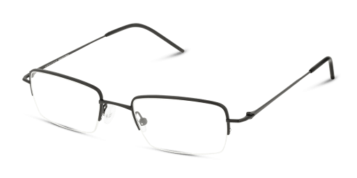 Heritage HEOM5039 BB00 férfi téglalap alakú és fekete színű szemüveg