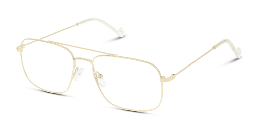 Unofficial UNOM0074 DD00 férfi téglalap alakú és arany színű szemüveg
