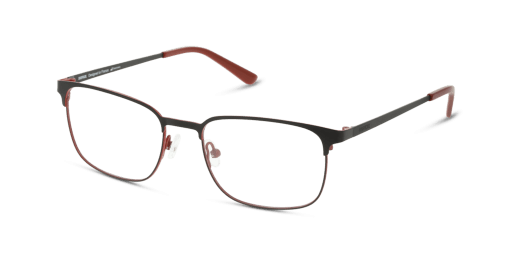 Unofficial UNOM0274 BB00 férfi téglalap alakú és fekete színű szemüveg