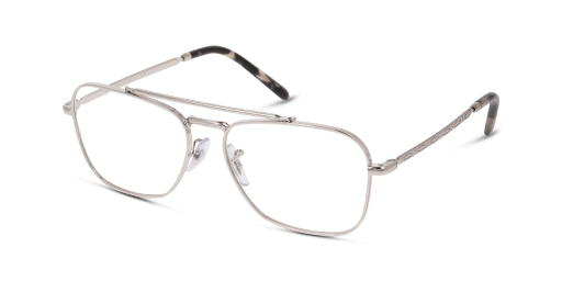 Ray-Ban RX3636V 2501 férfi téglalap alakú és ezüst színű szemüveg