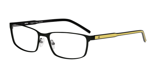 Unofficial UNOM0303 BY00 férfi téglalap alakú és fekete színű szemüveg