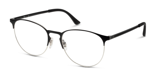 Ray-Ban RX6375 2861 férfi pantó alakú és ezüst színű szemüveg