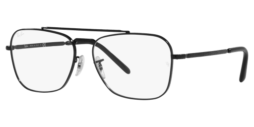 Ray-Ban 0RX3636V férfi négyzet alakú és fekete színű szemüveg