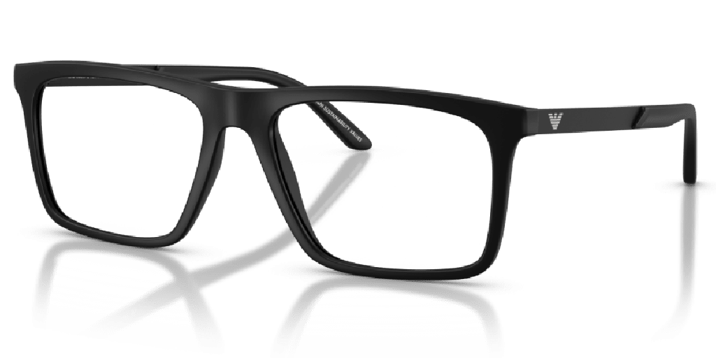 Emporio Armani EA3253 5001 férfi négyzet alakú és fekete színű szemüveg
