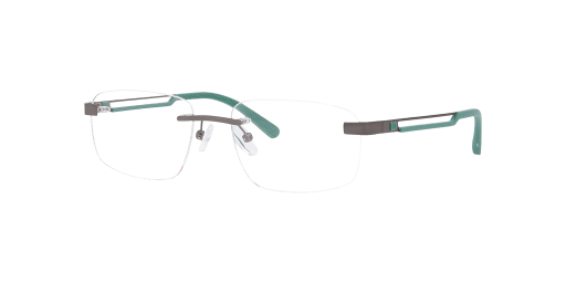 Unofficial 0UO1194 férfi téglalap alakú és szürke színű szemüveg