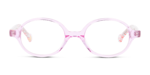 Unofficial UNOK0007 gyermek ovális alakú és rózsaszín színű szemüveg