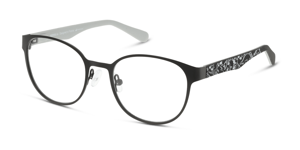 Unofficial UNOJ0009 BB00 gyermek pantó alakú és fekete színű szemüveg