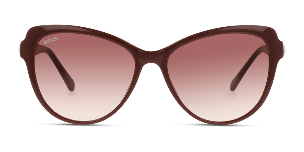 Unofficial UNSF0207 női macskaszem alakú és piros színű napszemüveg