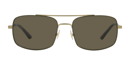 Brooks Brothers 0BB4060 férfi téglalap alakú és arany színű napszemüveg