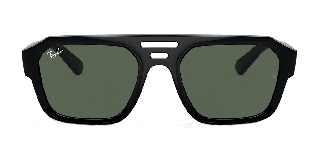 Ray-Ban RB4397 667771 férfi különleges alakú és fekete színű napszemüveg