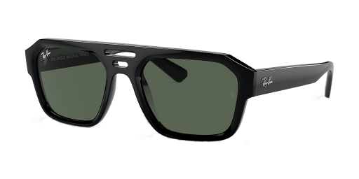 Ray-Ban RB4397 667771 férfi különleges alakú és fekete színű napszemüveg