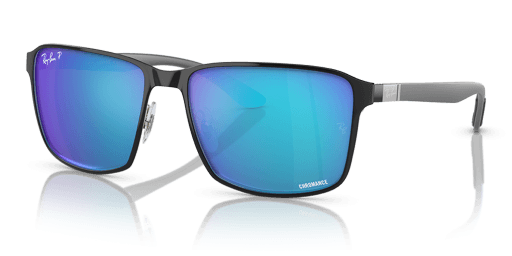 Ray-Ban 0RB3721CH férfi négyzet alakú és fekete színű napszemüveg