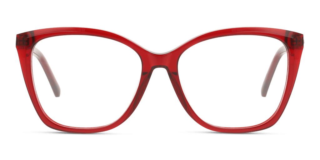 Swarovski SK5449 66 női különleges alakú és piros színű szemüveg