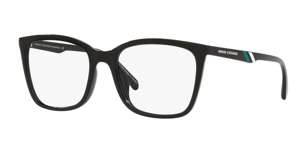 Armani Exchange 0AX3088U női macskaszem alakú és fekete színű szemüveg