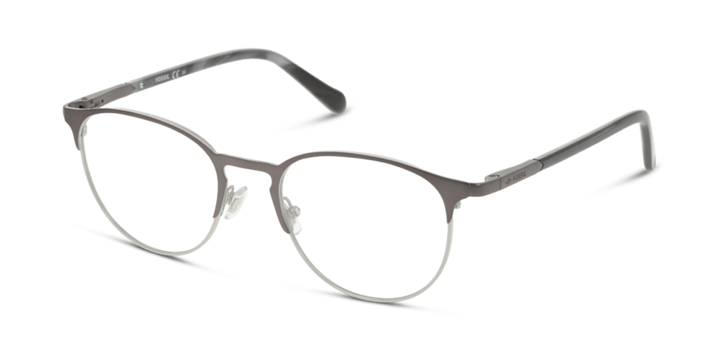 Fossil 7117 férfi ovális alakú és szürke színű szemüveg