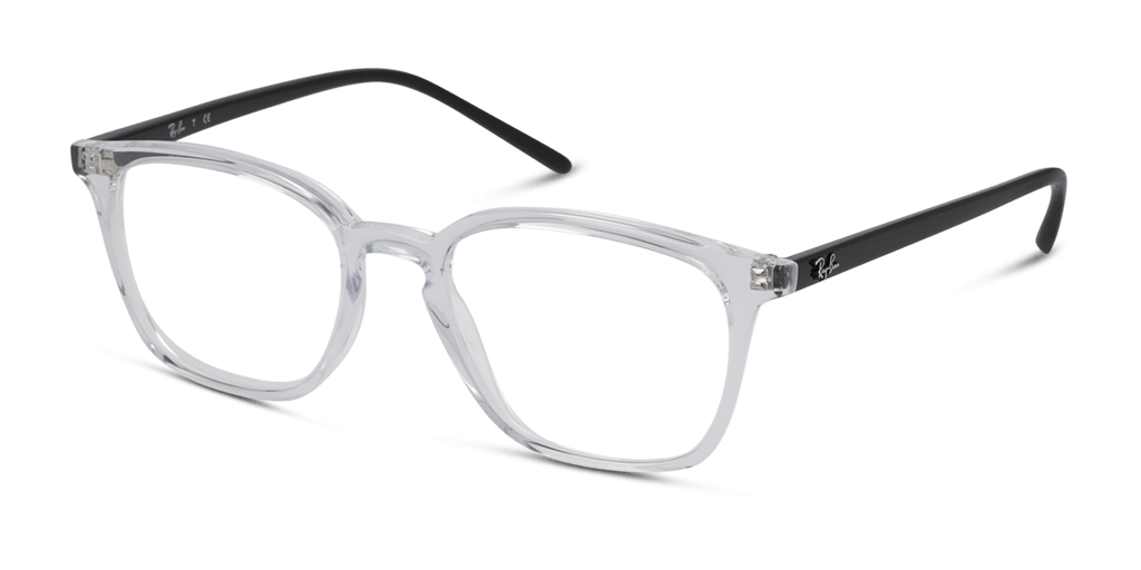 Ray-Ban 0RX7185 férfi négyzet alakú és átlátszó színű szemüveg