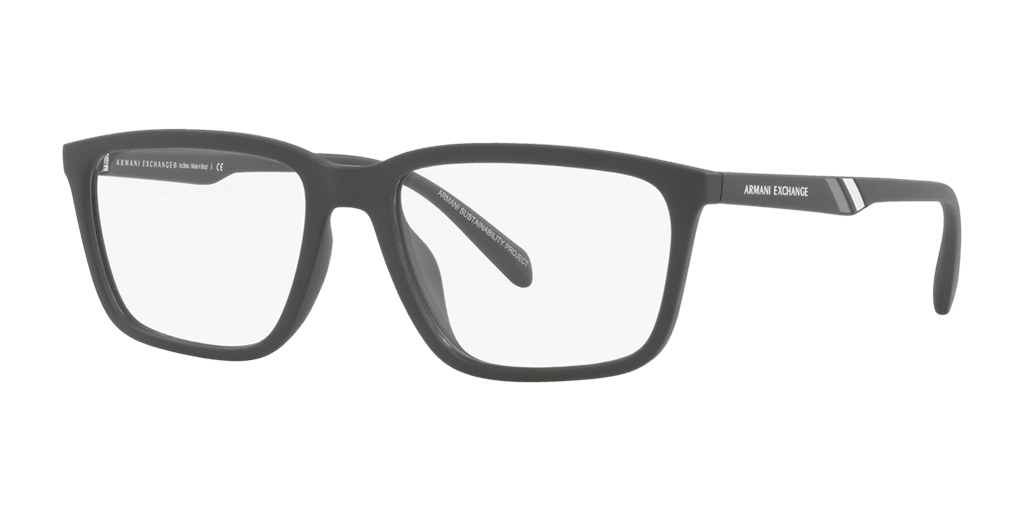 Armani Exchange AX3089U 8180 férfi ovális alakú és szürke színű szemüveg