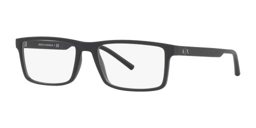 Armani Exchange 0AX3060 férfi téglalap alakú és fekete színű szemüveg