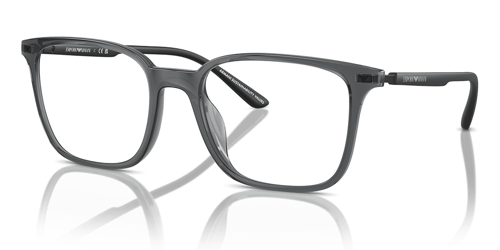 Emporio Armani 0EA3242U férfi négyzet alakú és transzparens színű szemüveg