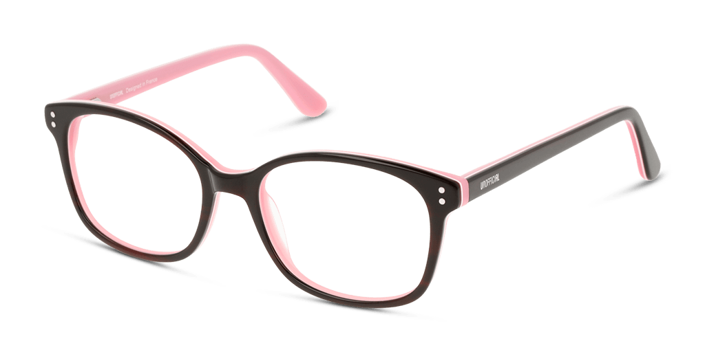 Unofficial UNOT0015 HH00 gyermek négyzet alakú és havana színű szemüveg