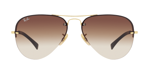 Ray-Ban RB3449 001/13 női pilóta alakú és arany színű napszemüveg