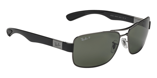 Ray-Ban RB3522 004/9A férfi téglalap alakú és szürke színű napszemüveg