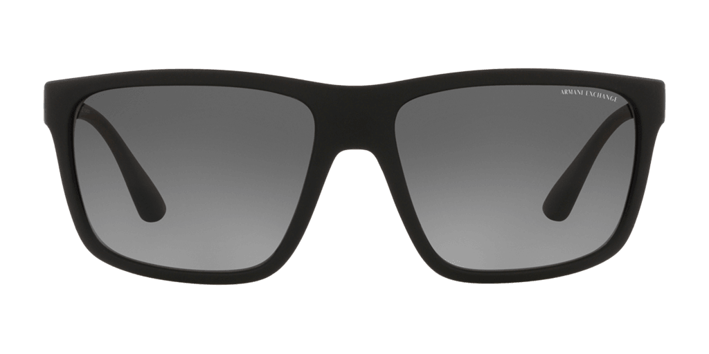 Armani Exchange 0AX4121S férfi négyzet alakú és fekete színű napszemüveg