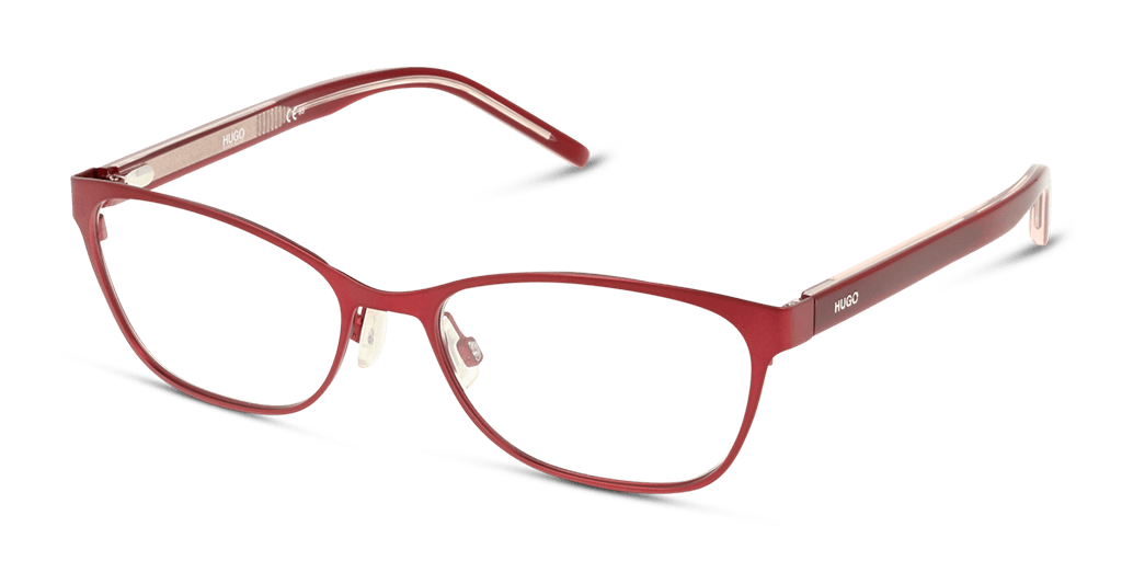 Hugo HG 1008 női macskaszem alakú és piros színű szemüveg